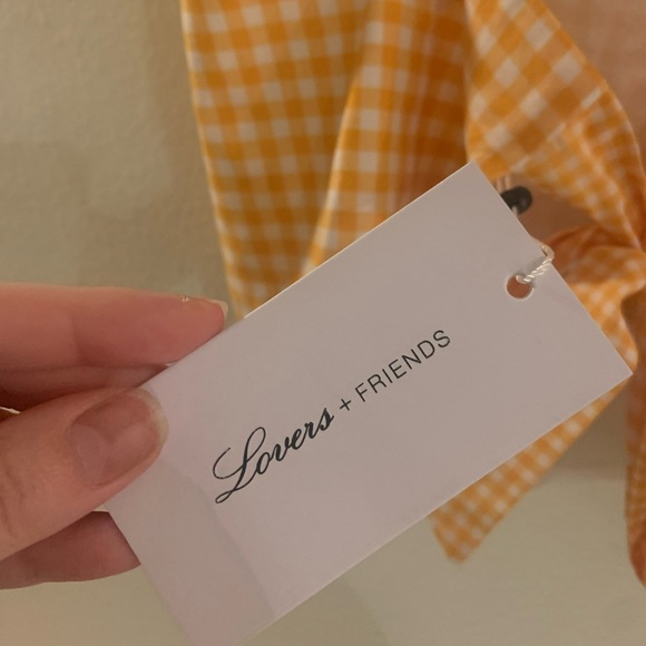 NWT Revolve Gingham Crop Top - Picture 5 of 6